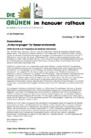 PE für die Hanauer Rathausgrünen PE für die Hanauer Rathausgrünen