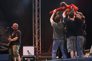 Stage-Diving on Stage