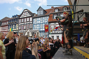 Gute Stimmung am Obermarkt