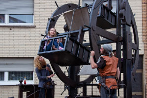 Handkurbel-Riesenrad