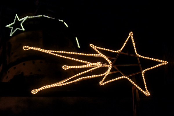 Weihnachtssterne auf der Ronneburg