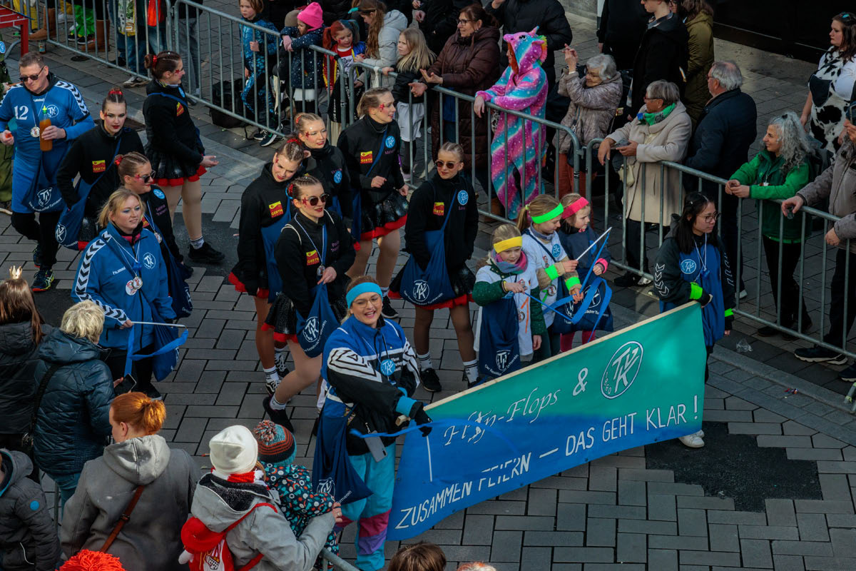 Faschingsumzug HU 2025 - Flip-Flops - TV Kesselstadt