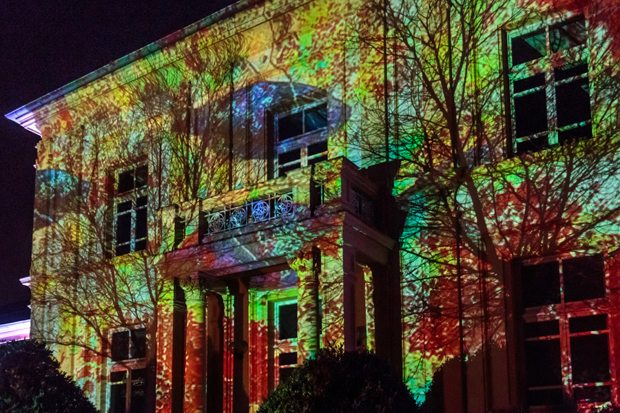 Winterlichter Palmengarten - Illumniertes Haus Leonhardsbrunn