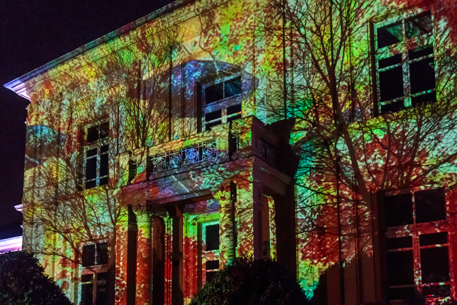 Winterlichter Palmengarten - Illumniertes Haus Leonhardsbrunn