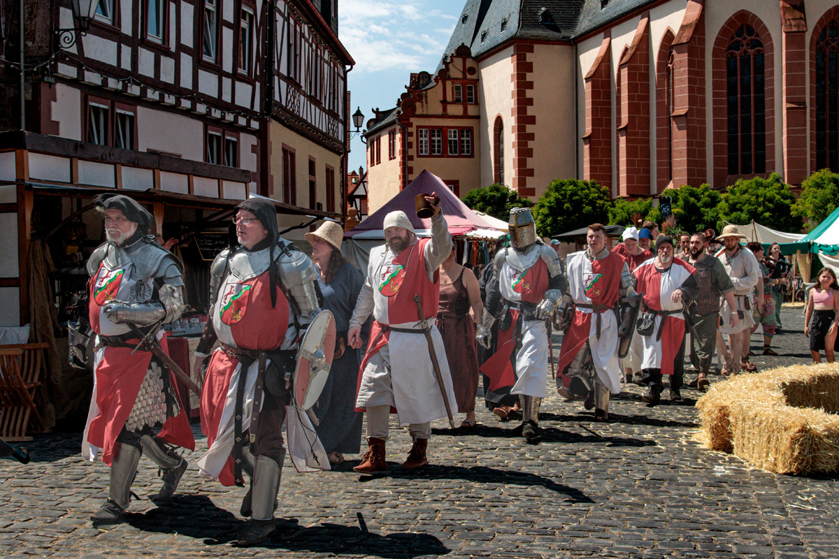 Buedingen Mittelaterfest 2023 Festumzug HGr 01 053 1200