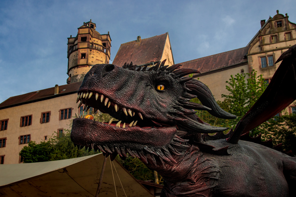 Maimarkt Ronneburg 2024 Drache Arogh