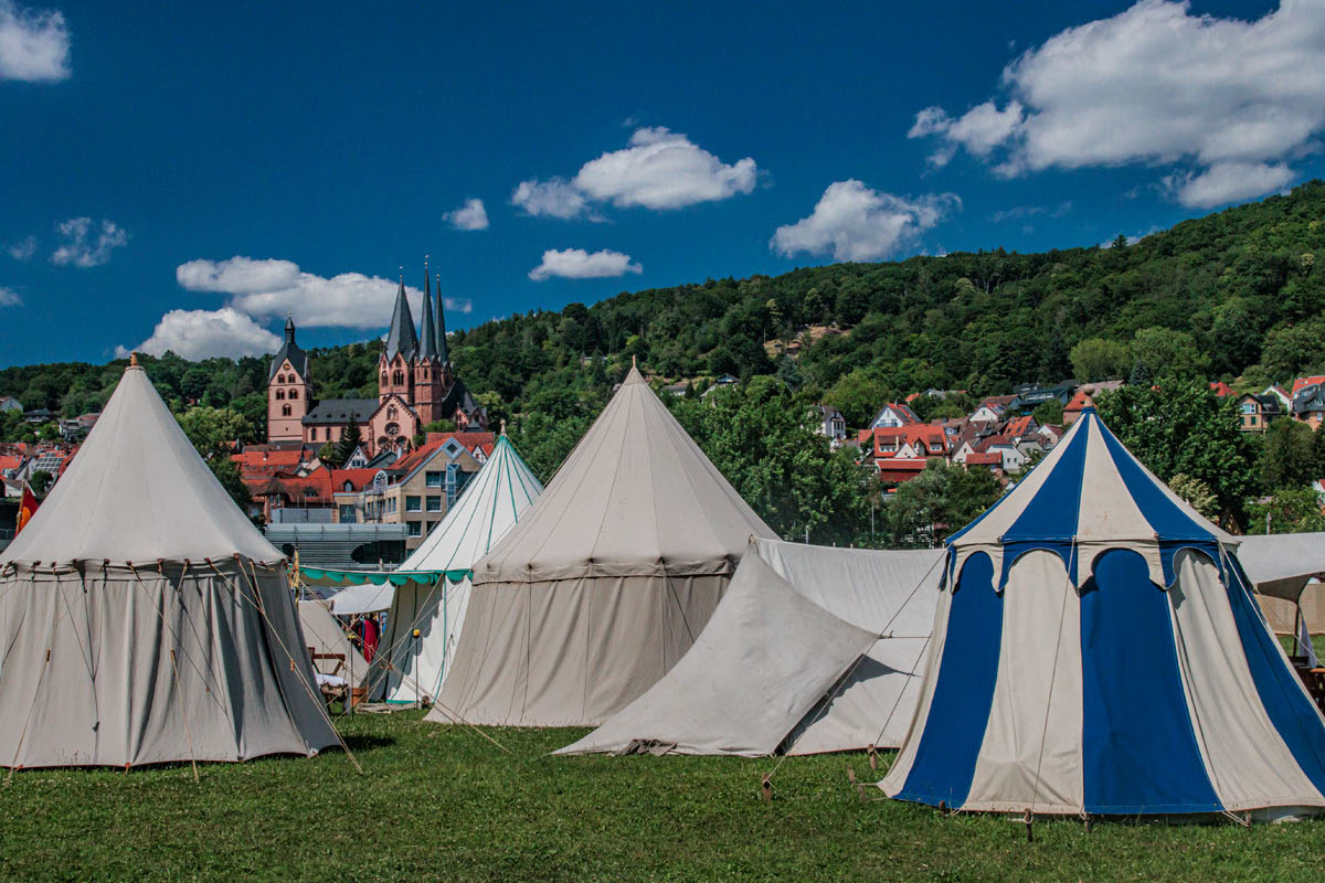 Stadtrechtsfeier Gelnhausen 2025 - Ambiente - Zeltstadt Stadtrechtsfeier Gelnhausen 2025 - Ambiente - Zeltstadt