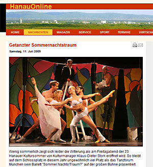 Getanzter Sommernachtstraum